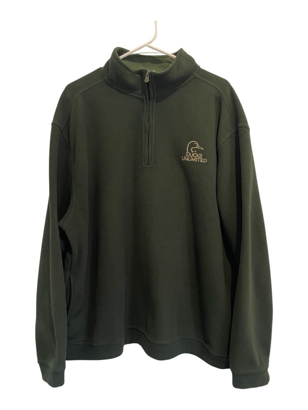 Ducks Unlimited Men’s Quarter-Zip Fleece Pullover